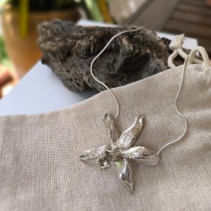 Collar-Laelia-alvaroana-Plata-2 Collar Laelia alvaroana