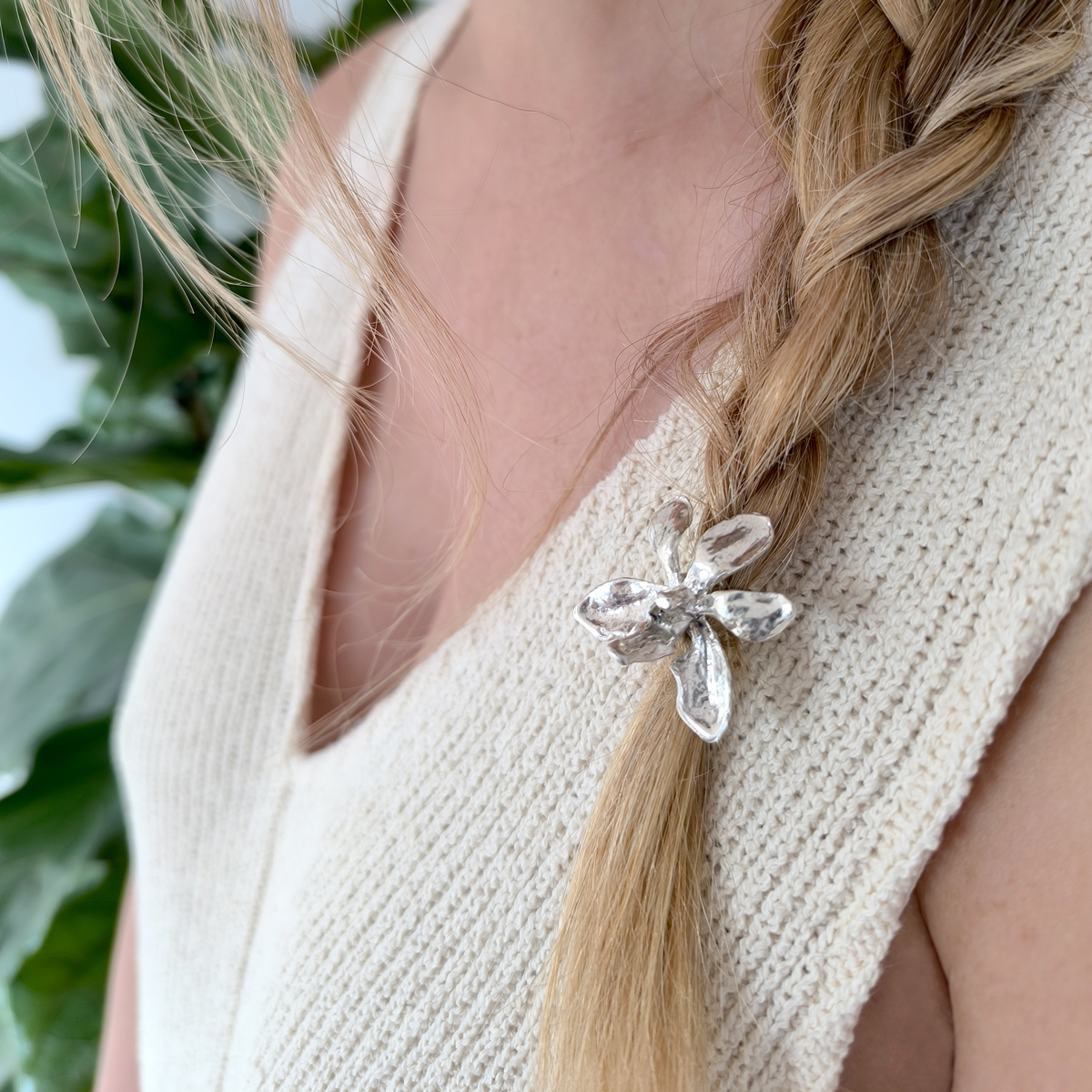 Complemento para el cabello Orquídea Vanda lamellata - Imagen 2