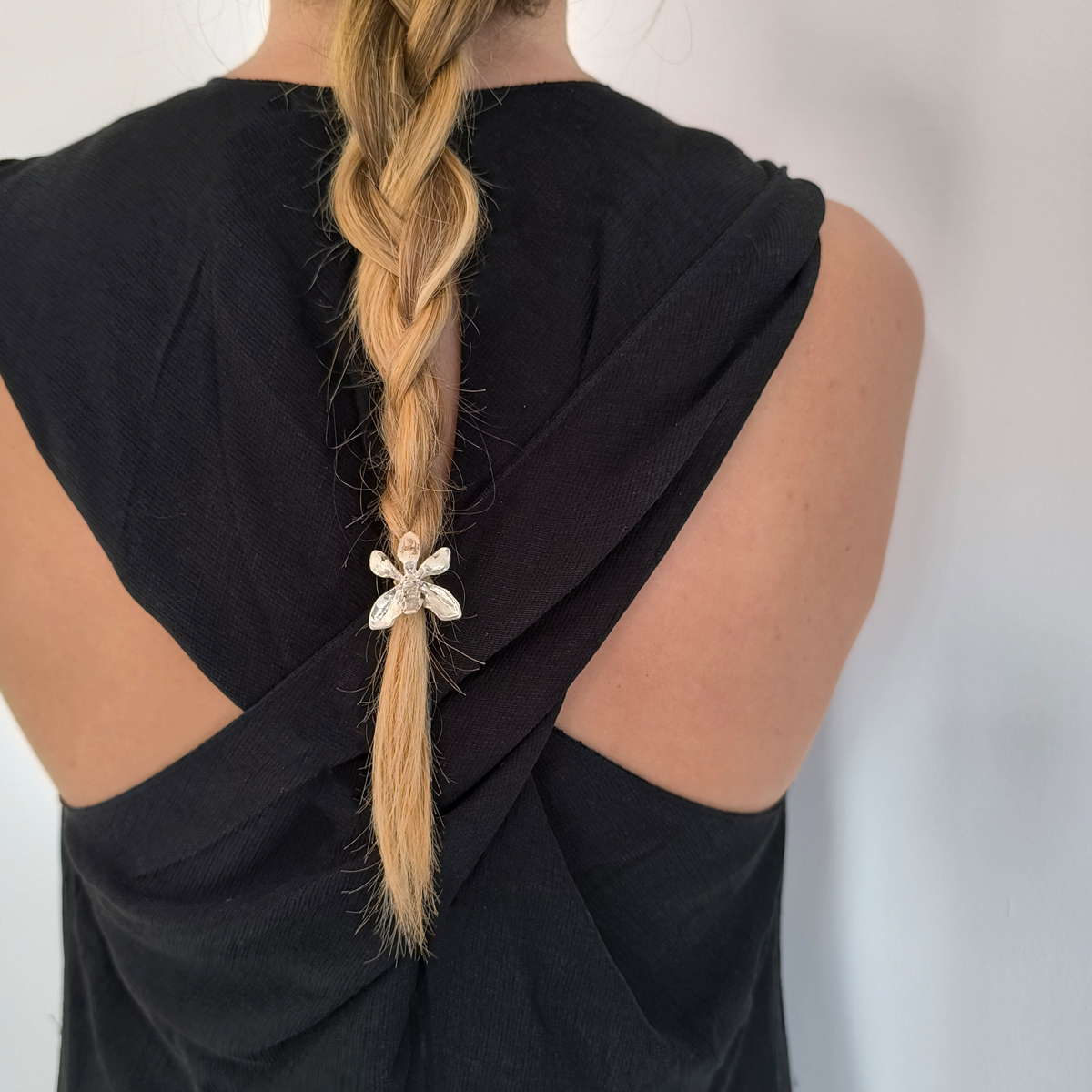 Complemento para el cabello Orquídea Vanda lamellata - Imagen 4